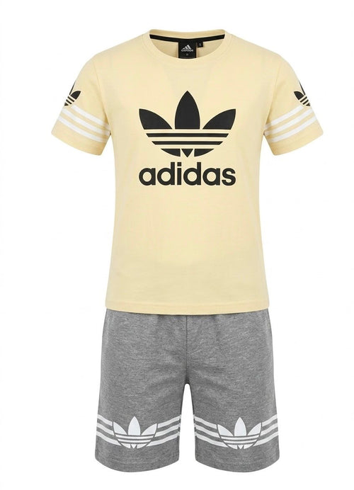 Ensemble Adidas Garçon T-shirt + Short Sport — 4-14 ans