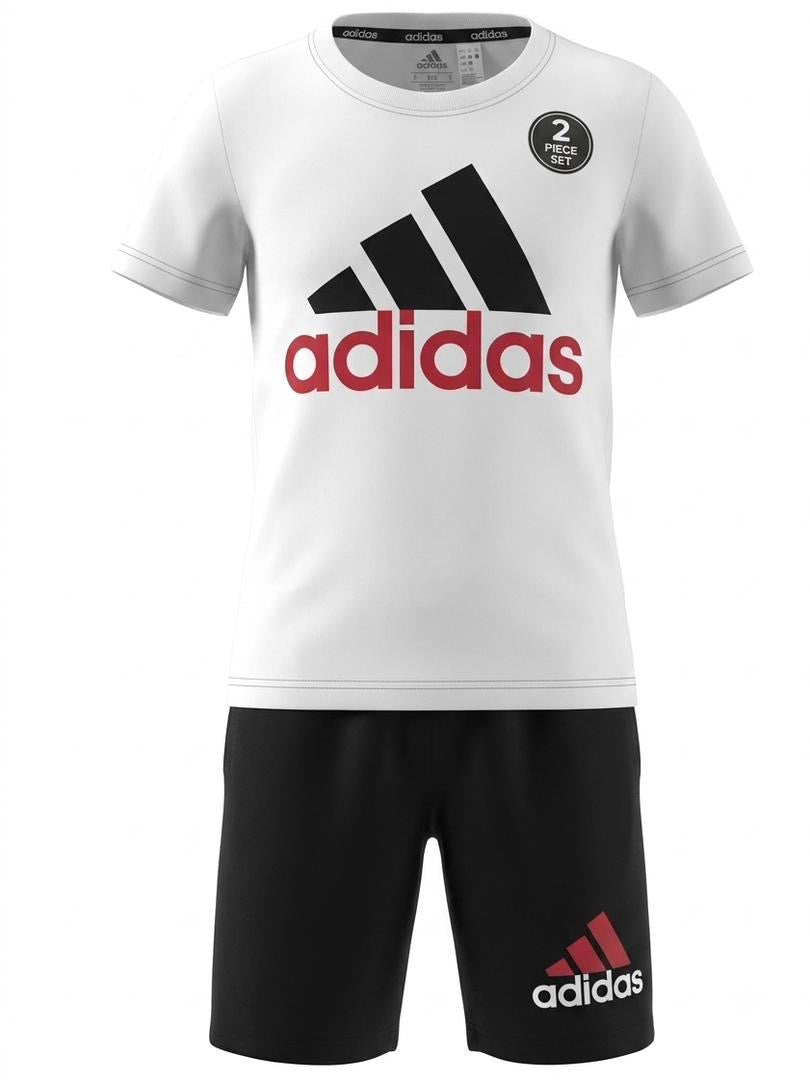 Ensemble Adidas Big Logo Garçon T-shirt + Short — 4-12 ans