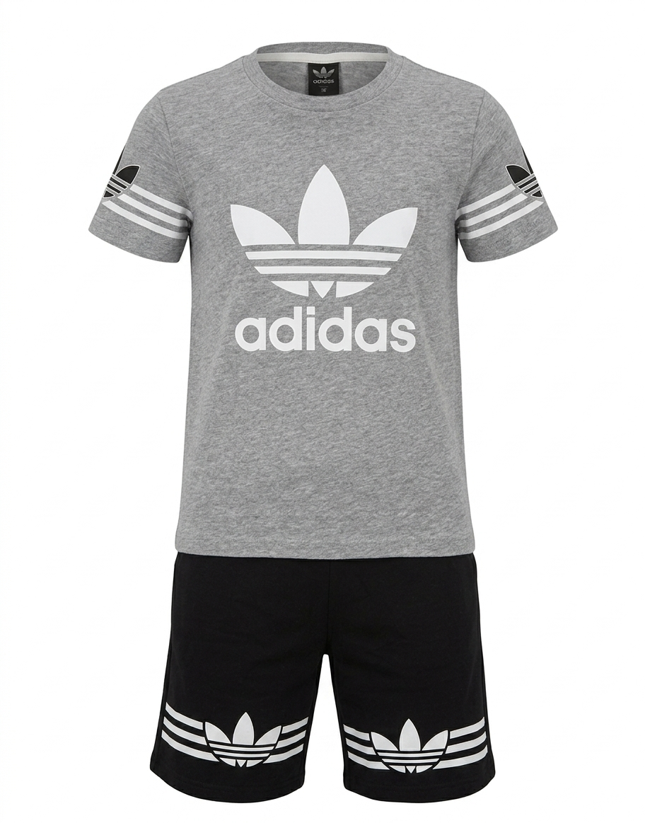 Ensemble Adidas Garçon T-shirt + Short Sport — 4-14 ans