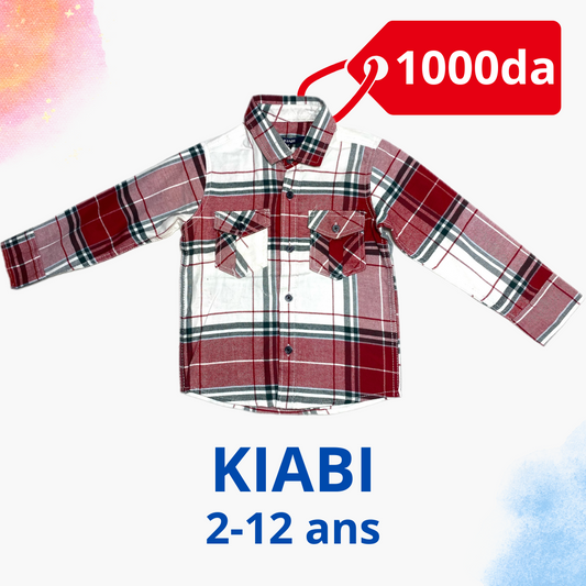 Chemise KIABI AC Rouge/Blanc SC