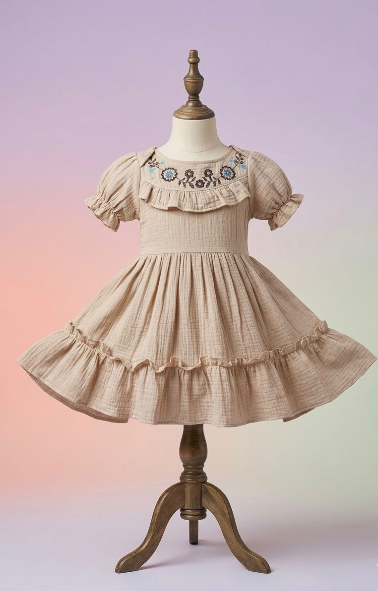Robe Bohème Brodée