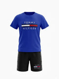 Ensemble Tommy Hilfiger Garçon T-shirt + Short — 4-14 ans