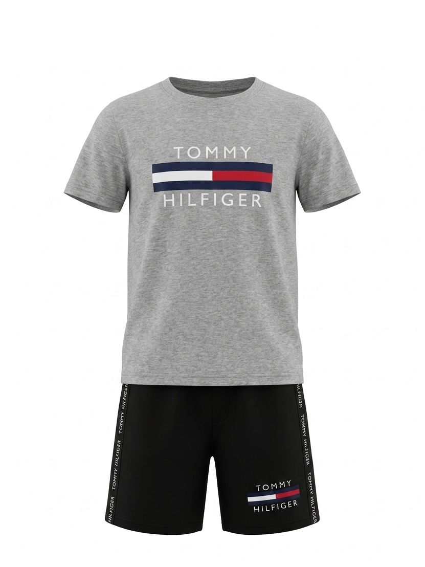 Ensemble Tommy Hilfiger Garçon T-shirt + Short — 4-14 ans