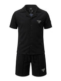 Ensemble Garçon PRADA Chemise + Short Style Luxe — 4-12 ans